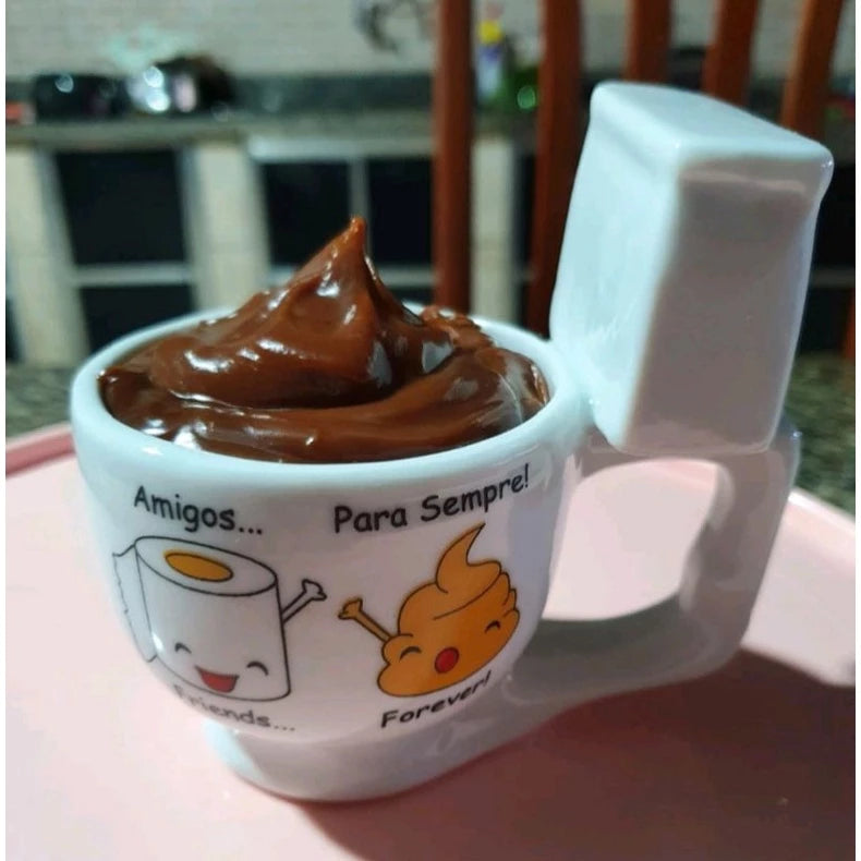 Caneca em Formato de Vaso Sanitário 250ml
