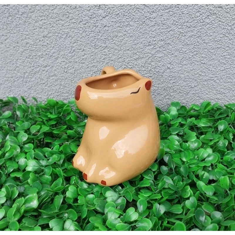 Caneca Capivara filó tiktok em porcelana