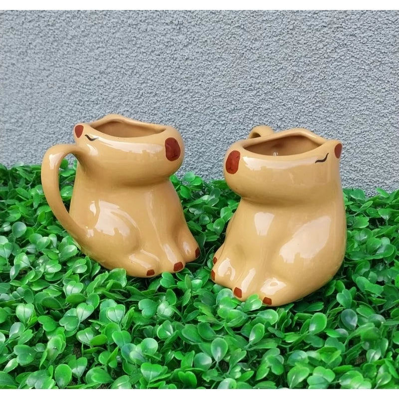 Caneca Capivara filó tiktok em porcelana