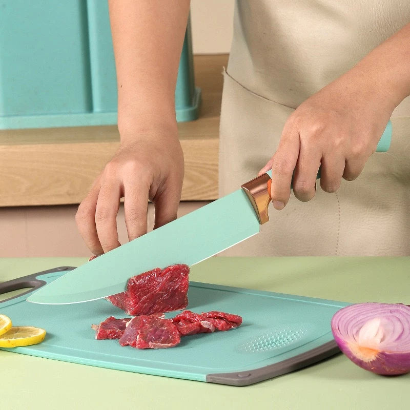 Jogo 19 peças de Talheres Conjunto Faqueiro Utensílios Cozinha em Silicone