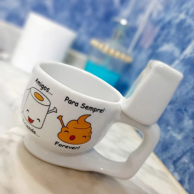Caneca em Formato de Vaso Sanitário 250ml