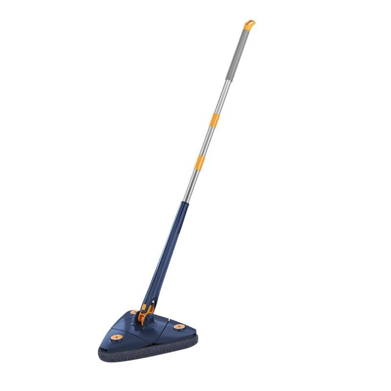 Esfregão Triangulo Mop De Limpeza Ajustável Giratória 360°