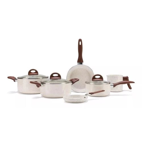 Conjunto 6 peças Panelas Brinox Smart Plus Vanilla
